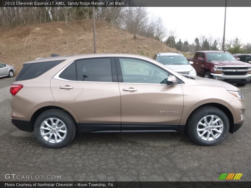 Sandy Ridge Metallic / Jet Black 2019 Chevrolet Equinox LT AWD