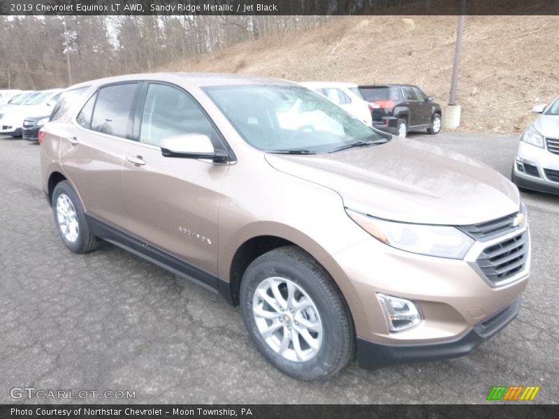 Sandy Ridge Metallic / Jet Black 2019 Chevrolet Equinox LT AWD