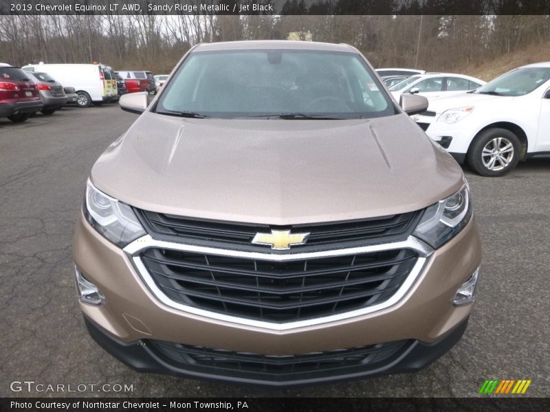 Sandy Ridge Metallic / Jet Black 2019 Chevrolet Equinox LT AWD