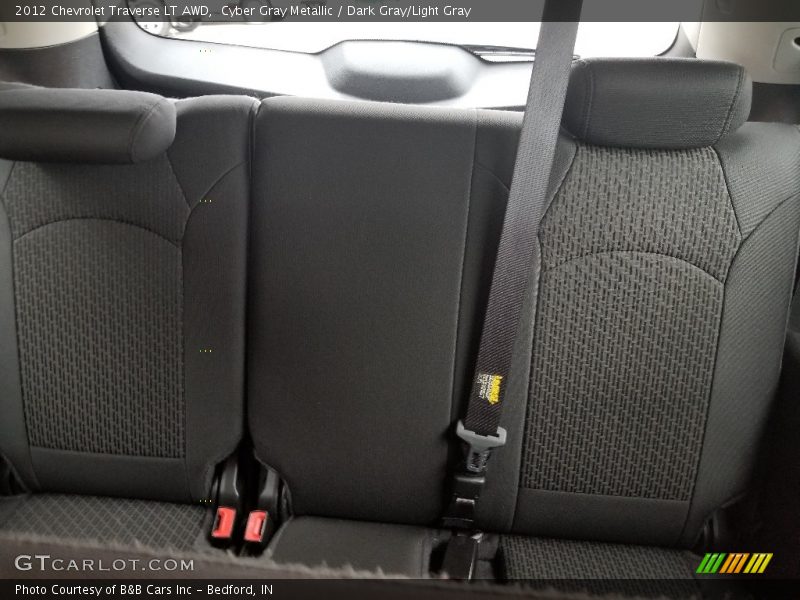 Cyber Gray Metallic / Dark Gray/Light Gray 2012 Chevrolet Traverse LT AWD