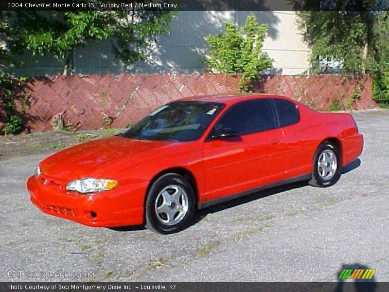 Victory Red / Medium Gray 2004 Chevrolet Monte Carlo LS