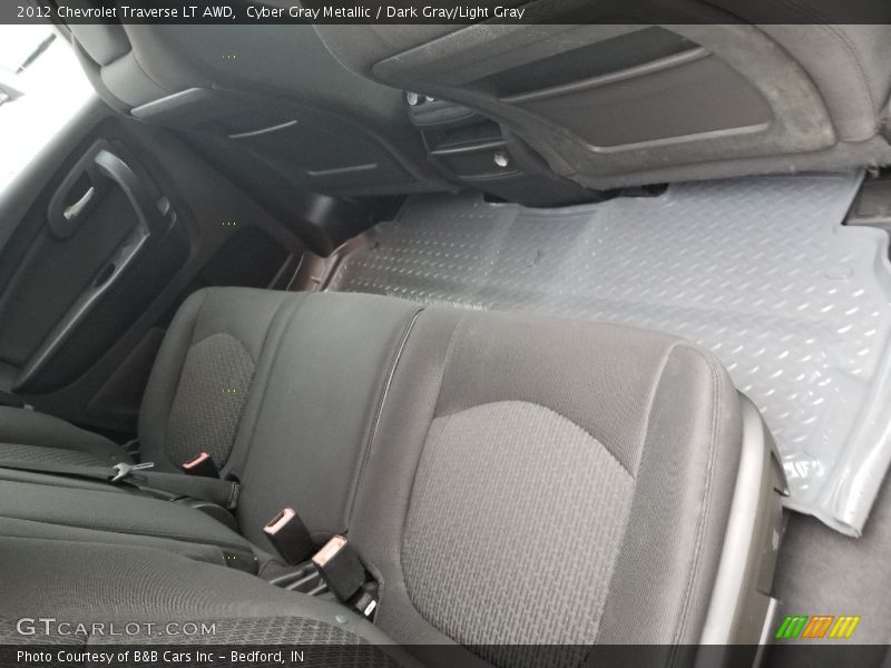 Cyber Gray Metallic / Dark Gray/Light Gray 2012 Chevrolet Traverse LT AWD