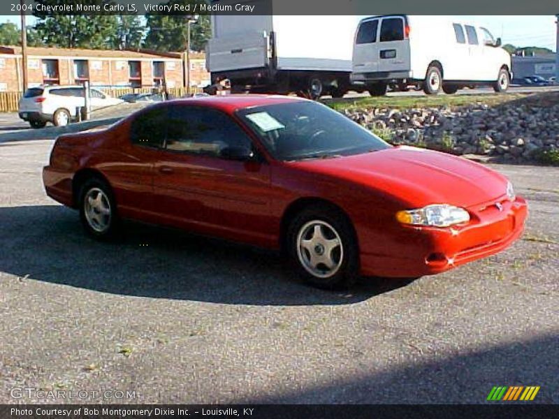 Victory Red / Medium Gray 2004 Chevrolet Monte Carlo LS