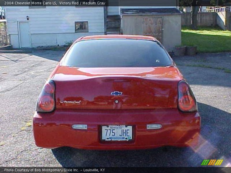 Victory Red / Medium Gray 2004 Chevrolet Monte Carlo LS