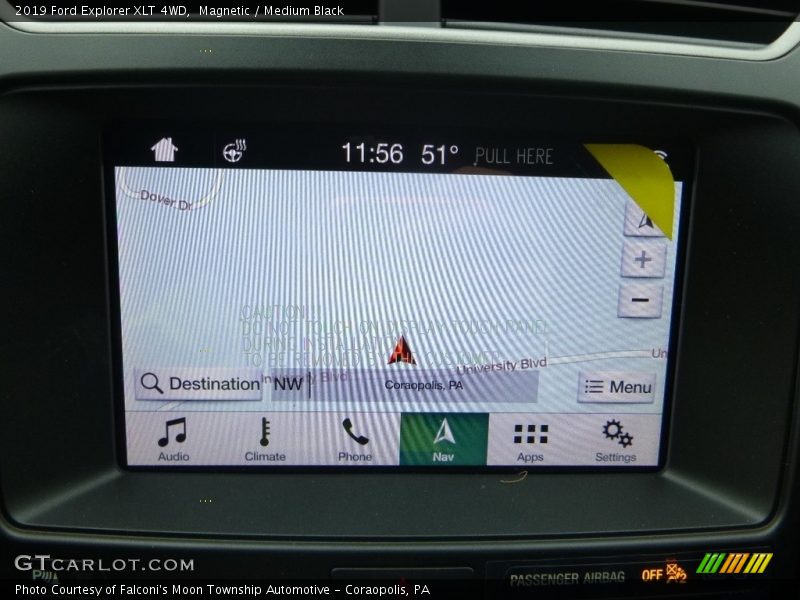 Magnetic / Medium Black 2019 Ford Explorer XLT 4WD
