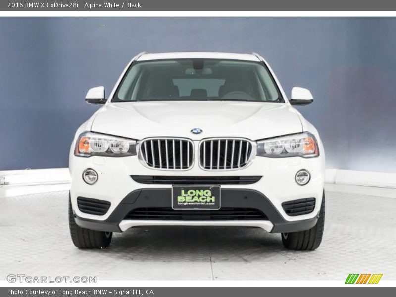 Alpine White / Black 2016 BMW X3 xDrive28i