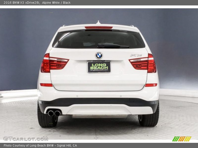 Alpine White / Black 2016 BMW X3 xDrive28i