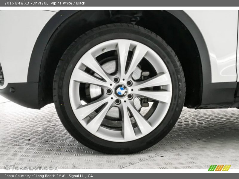 Alpine White / Black 2016 BMW X3 xDrive28i