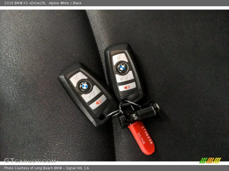 Alpine White / Black 2016 BMW X3 xDrive28i