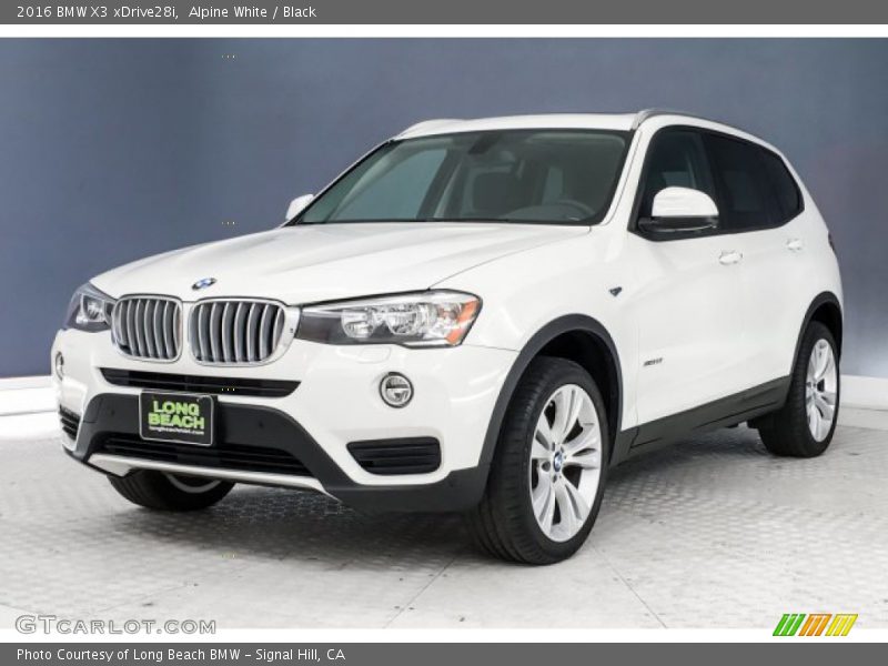 Alpine White / Black 2016 BMW X3 xDrive28i