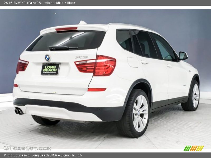 Alpine White / Black 2016 BMW X3 xDrive28i