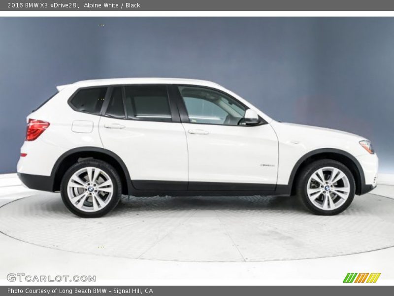 Alpine White / Black 2016 BMW X3 xDrive28i