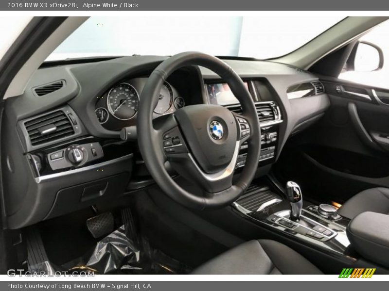 Alpine White / Black 2016 BMW X3 xDrive28i