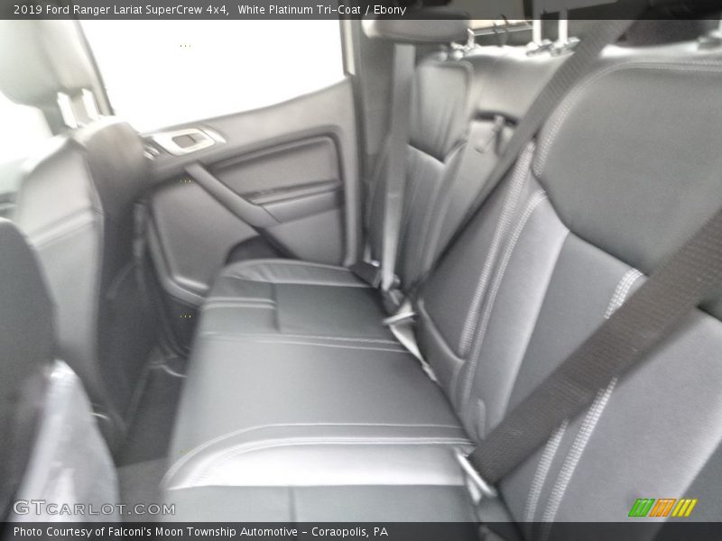 White Platinum Tri-Coat / Ebony 2019 Ford Ranger Lariat SuperCrew 4x4