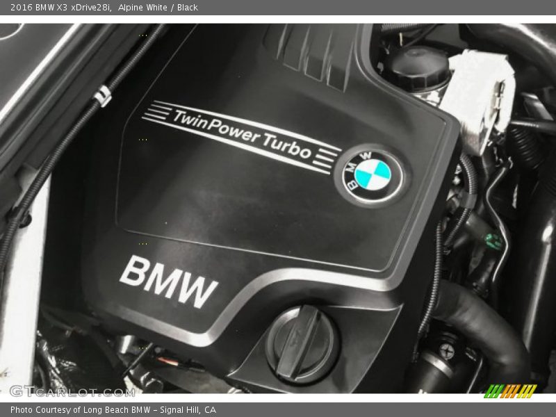 Alpine White / Black 2016 BMW X3 xDrive28i