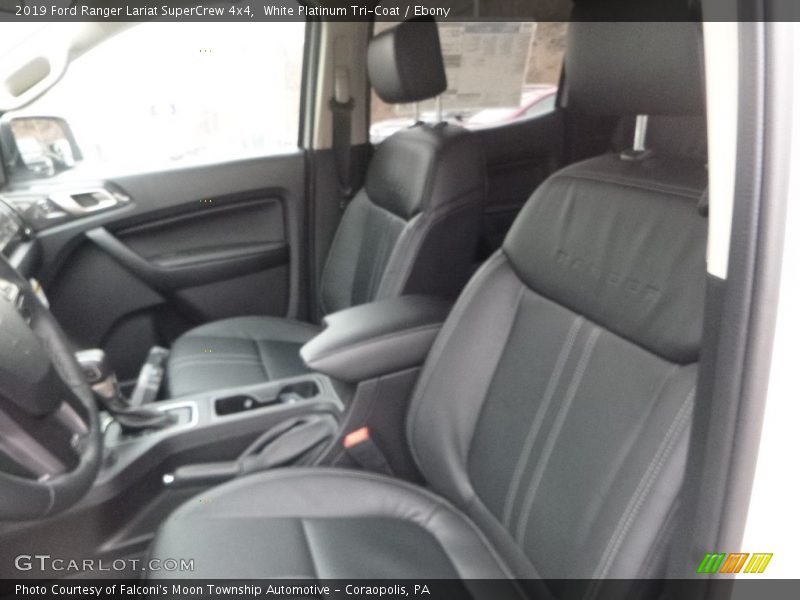 White Platinum Tri-Coat / Ebony 2019 Ford Ranger Lariat SuperCrew 4x4