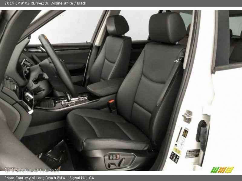 Alpine White / Black 2016 BMW X3 xDrive28i