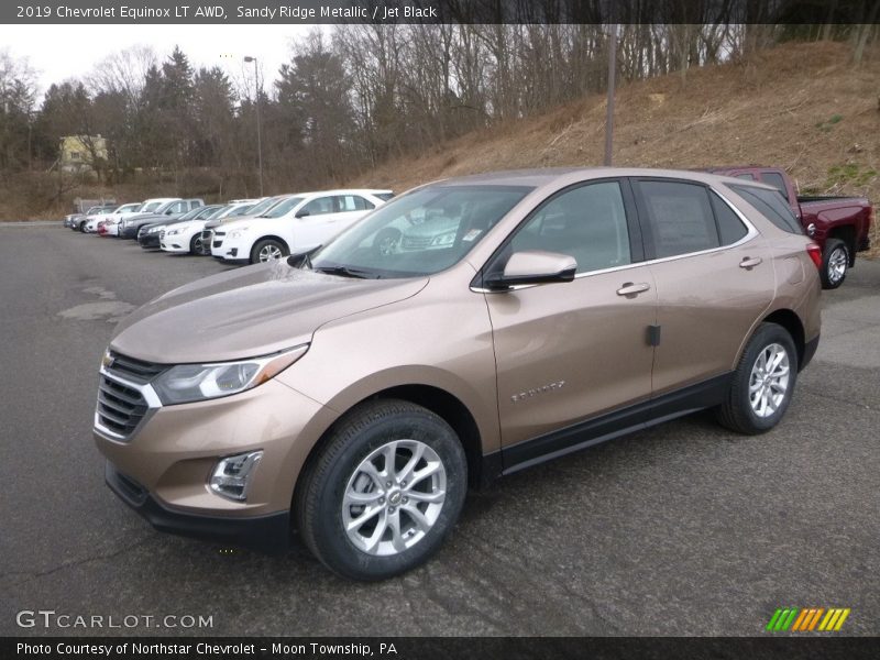 Sandy Ridge Metallic / Jet Black 2019 Chevrolet Equinox LT AWD