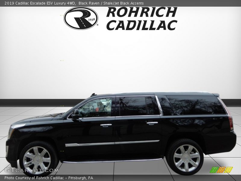 Black Raven / Shale/Jet Black Accents 2019 Cadillac Escalade ESV Luxury 4WD