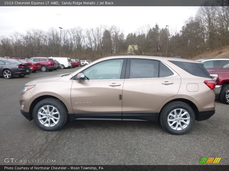Sandy Ridge Metallic / Jet Black 2019 Chevrolet Equinox LT AWD