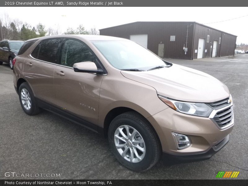 Sandy Ridge Metallic / Jet Black 2019 Chevrolet Equinox LT AWD