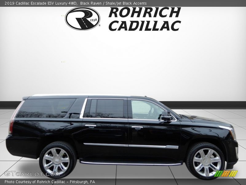 Black Raven / Shale/Jet Black Accents 2019 Cadillac Escalade ESV Luxury 4WD