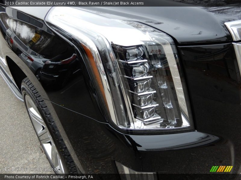Black Raven / Shale/Jet Black Accents 2019 Cadillac Escalade ESV Luxury 4WD
