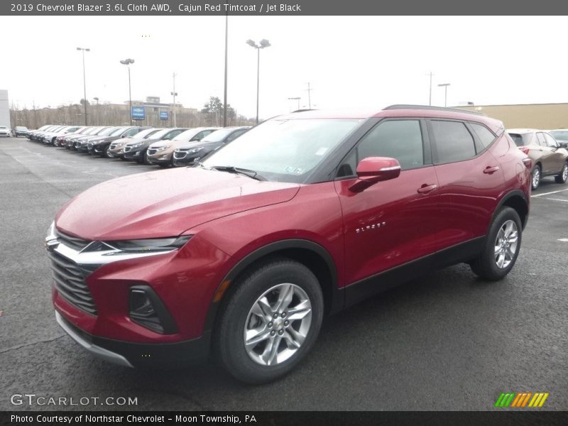 Cajun Red Tintcoat / Jet Black 2019 Chevrolet Blazer 3.6L Cloth AWD