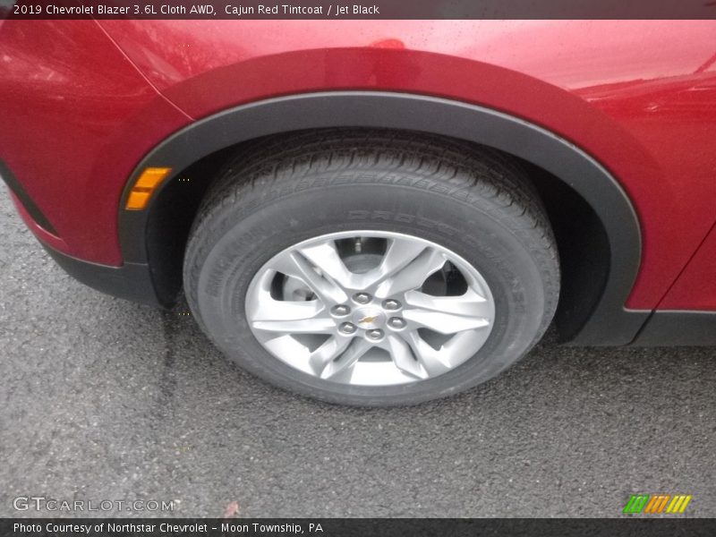 Cajun Red Tintcoat / Jet Black 2019 Chevrolet Blazer 3.6L Cloth AWD