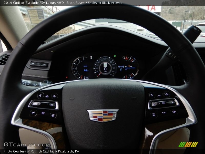 Black Raven / Shale/Jet Black Accents 2019 Cadillac Escalade ESV Luxury 4WD