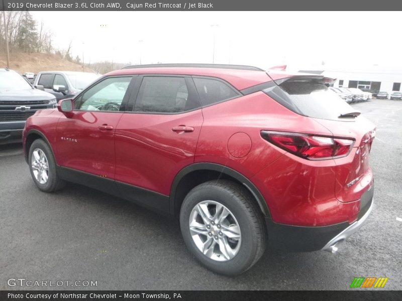 Cajun Red Tintcoat / Jet Black 2019 Chevrolet Blazer 3.6L Cloth AWD