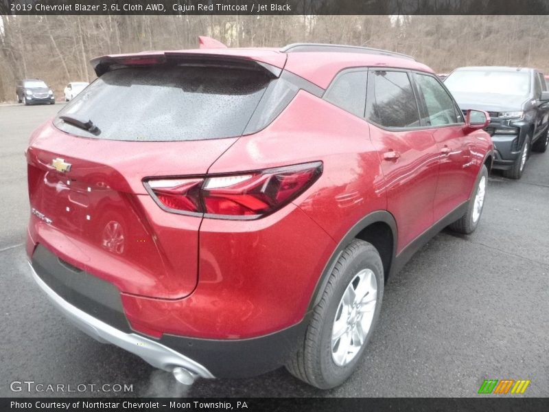 Cajun Red Tintcoat / Jet Black 2019 Chevrolet Blazer 3.6L Cloth AWD