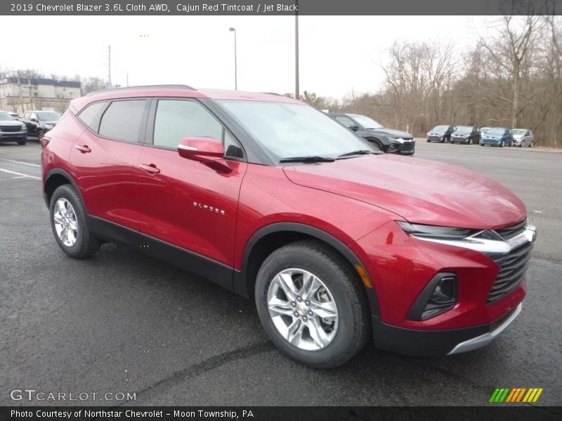 Cajun Red Tintcoat / Jet Black 2019 Chevrolet Blazer 3.6L Cloth AWD