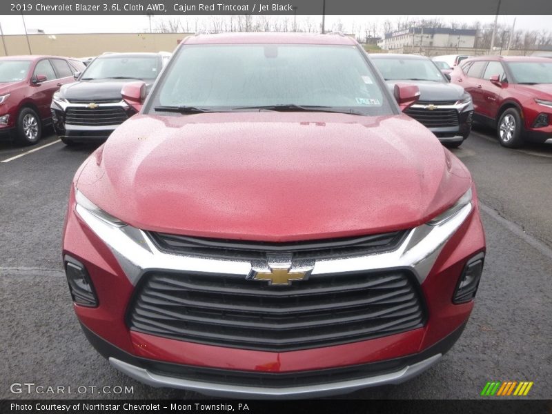Cajun Red Tintcoat / Jet Black 2019 Chevrolet Blazer 3.6L Cloth AWD