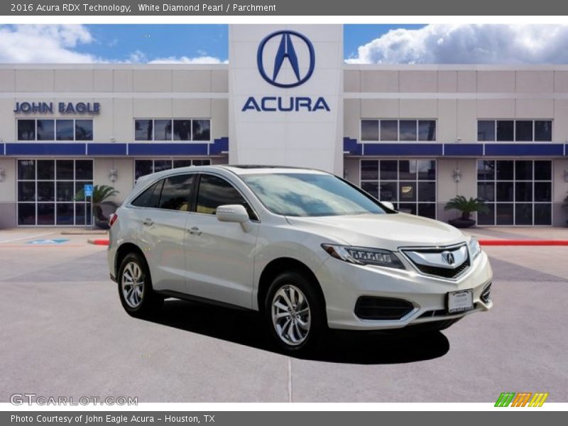 White Diamond Pearl / Parchment 2016 Acura RDX Technology