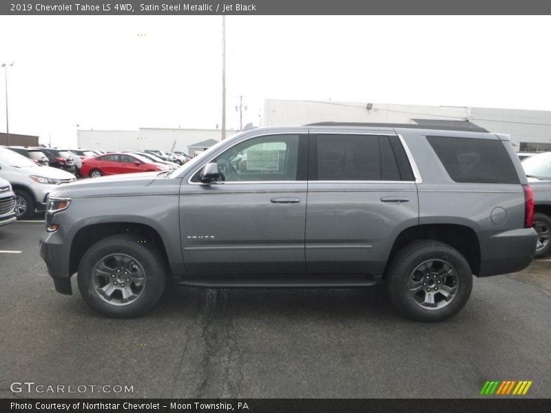 Satin Steel Metallic / Jet Black 2019 Chevrolet Tahoe LS 4WD