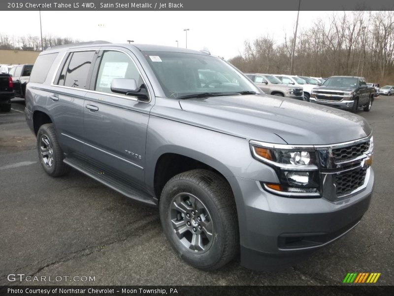Satin Steel Metallic / Jet Black 2019 Chevrolet Tahoe LS 4WD