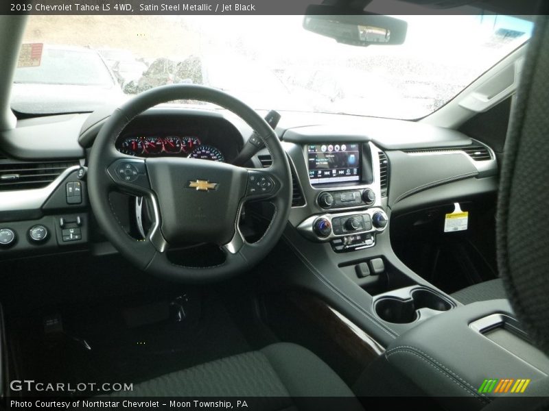 Satin Steel Metallic / Jet Black 2019 Chevrolet Tahoe LS 4WD