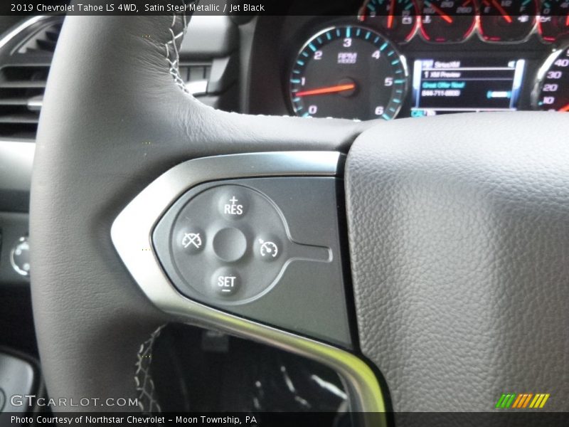 Satin Steel Metallic / Jet Black 2019 Chevrolet Tahoe LS 4WD