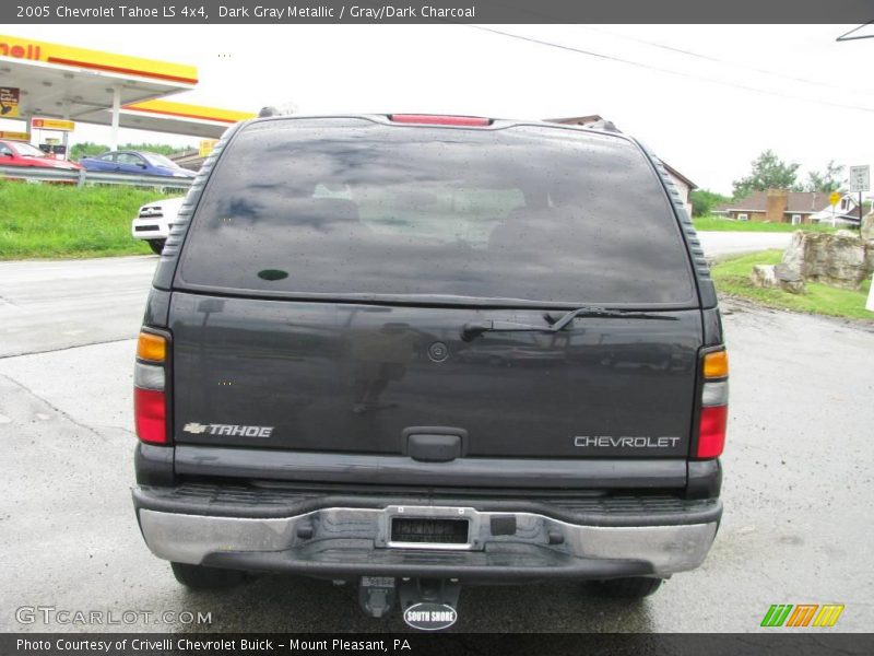 Dark Gray Metallic / Gray/Dark Charcoal 2005 Chevrolet Tahoe LS 4x4