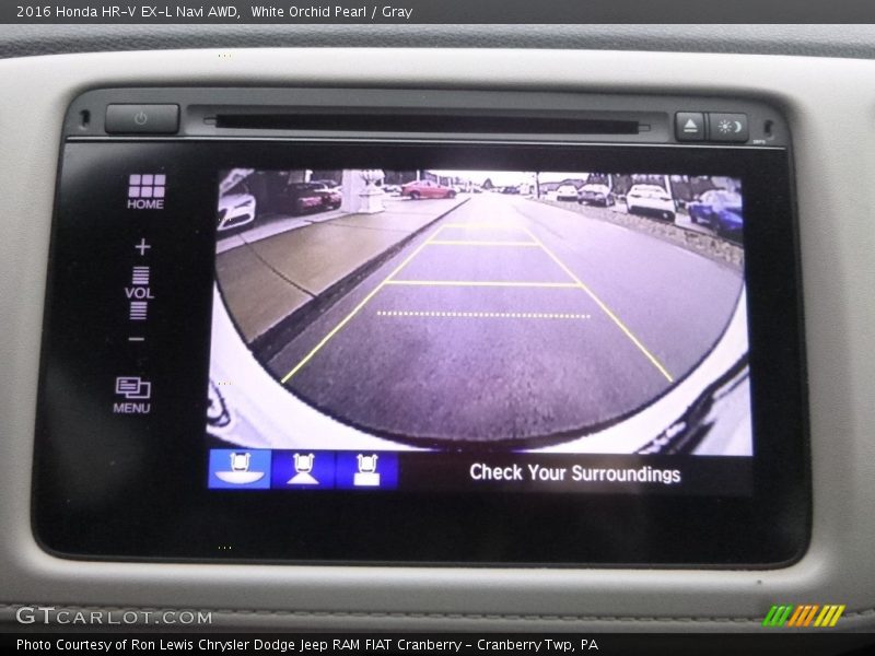 White Orchid Pearl / Gray 2016 Honda HR-V EX-L Navi AWD