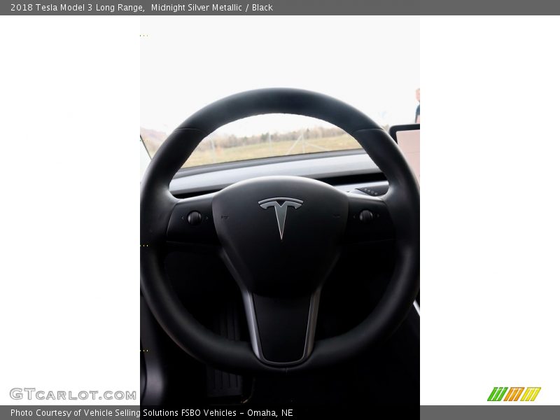 Midnight Silver Metallic / Black 2018 Tesla Model 3 Long Range