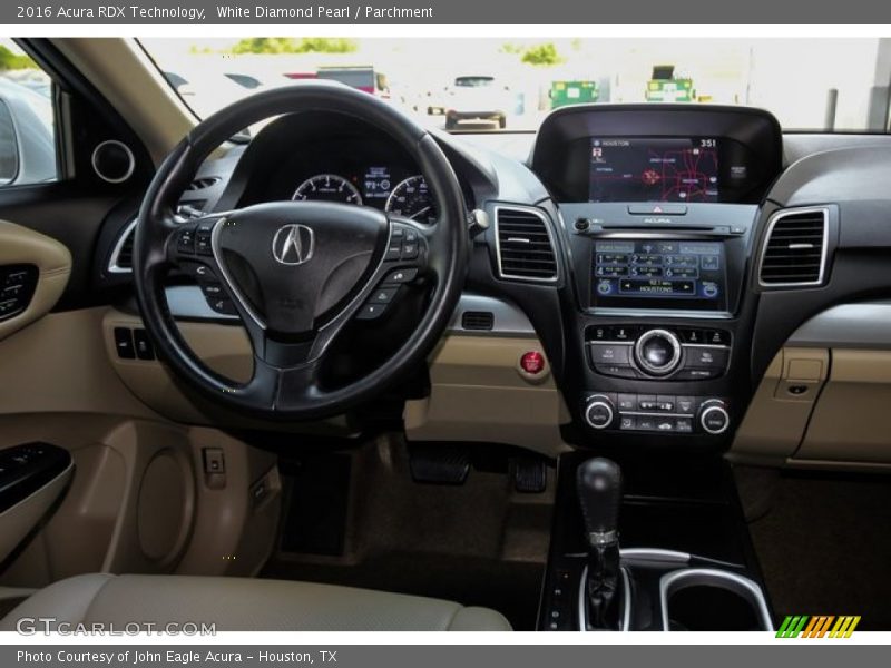 White Diamond Pearl / Parchment 2016 Acura RDX Technology