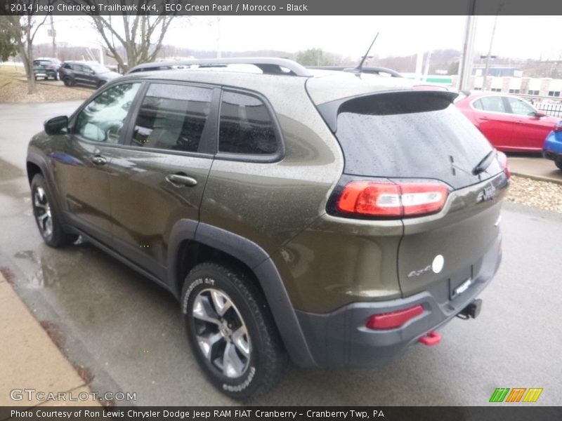 ECO Green Pearl / Morocco - Black 2014 Jeep Cherokee Trailhawk 4x4