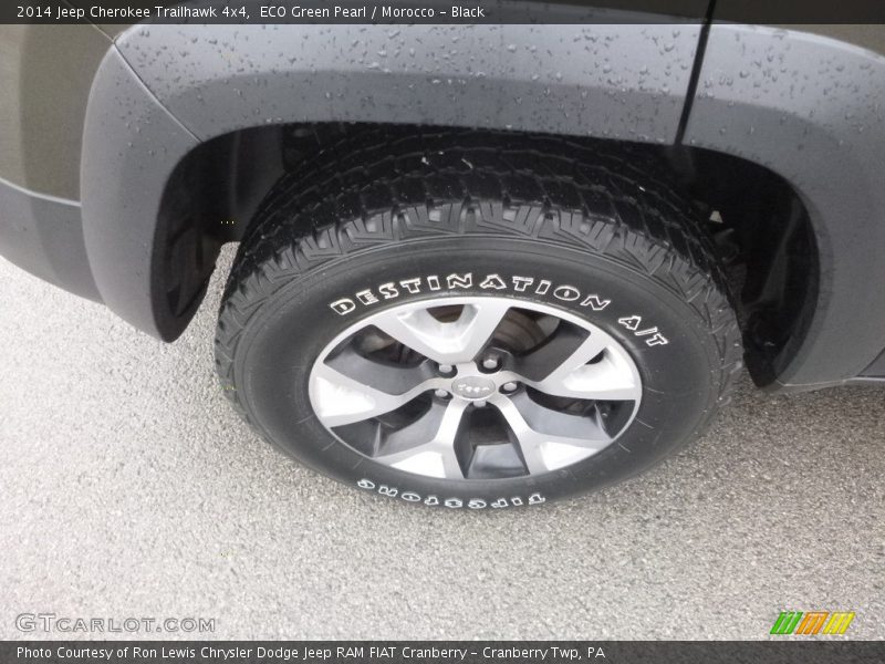 ECO Green Pearl / Morocco - Black 2014 Jeep Cherokee Trailhawk 4x4