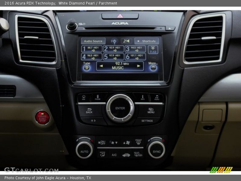 White Diamond Pearl / Parchment 2016 Acura RDX Technology