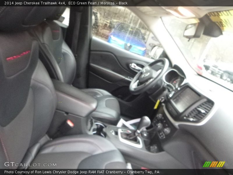 ECO Green Pearl / Morocco - Black 2014 Jeep Cherokee Trailhawk 4x4