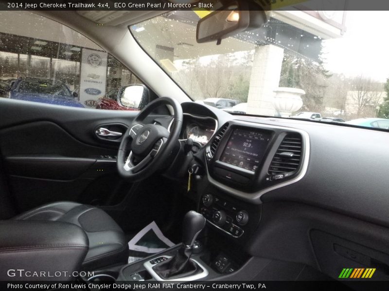 ECO Green Pearl / Morocco - Black 2014 Jeep Cherokee Trailhawk 4x4