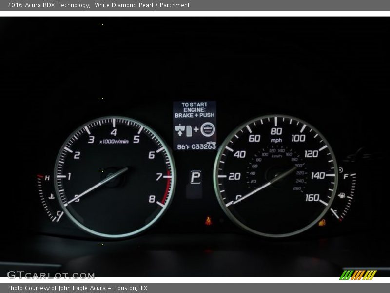 White Diamond Pearl / Parchment 2016 Acura RDX Technology