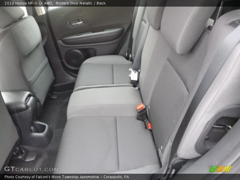 Modern Steel Metallic / Black 2019 Honda HR-V LX AWD
